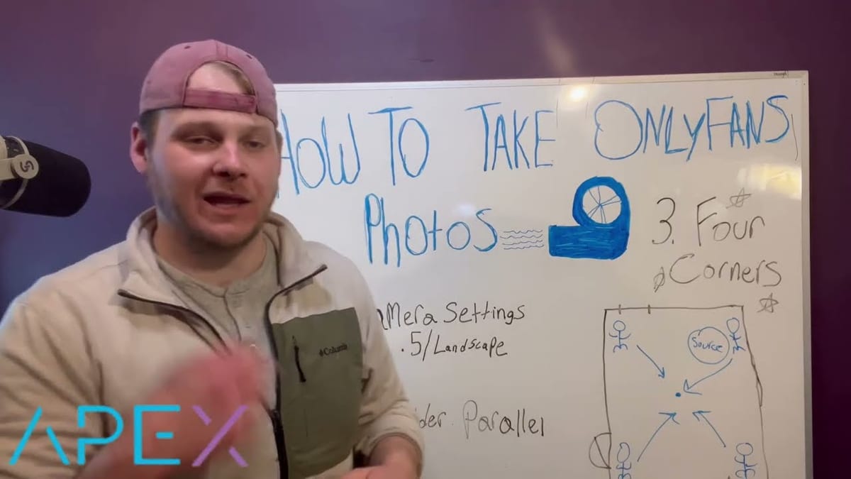 A walkthrough of photographing a water-damaged room in wide views from each corner toward the center.